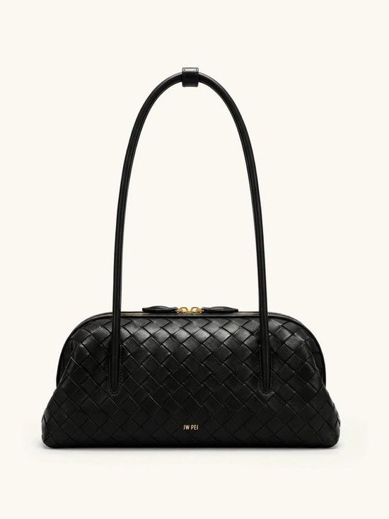 JW PEI Handbags - JW PEI Black Woven Shoulder Bag NWT